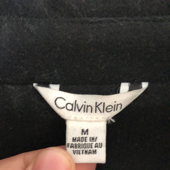 Wool blend Calvin Klein Moto style vest - Picture 3 of 10